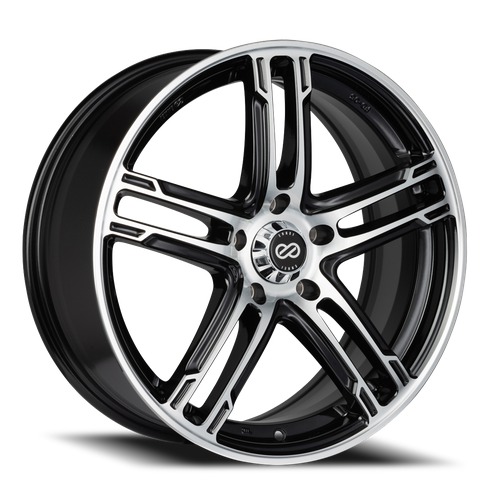Enkei FD-05 434 Black W/ Machined Face - Part Number 434-875-6553BKM Enkei FD-05 434 Black W/ Machined Face Photo