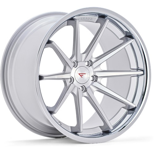 Ferrada FR4 Machined Silver W/ Chrome Lip