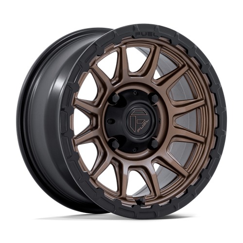 Fuel Utv Fv866 Piston Matte Bronze W Matte Black Lip