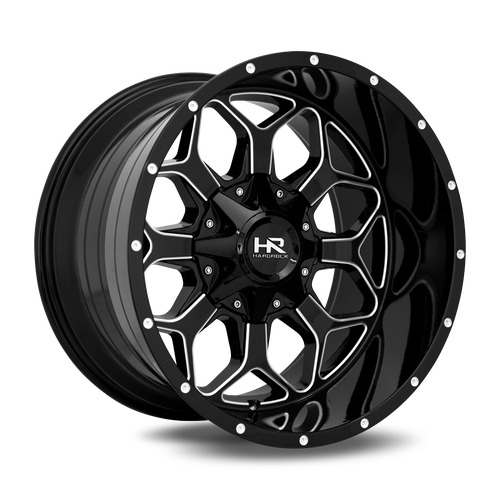 Hardrock Indestructible H712 Gloss Black Milled Photo