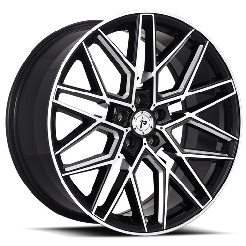 Impact 602 Gloss Black Machined Photo