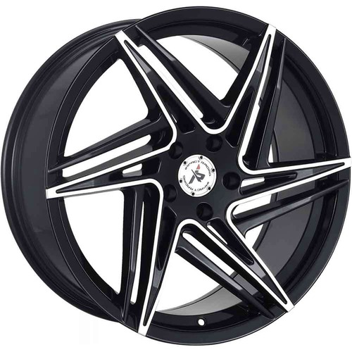 Impact 606 Gloss Black Machined Photo