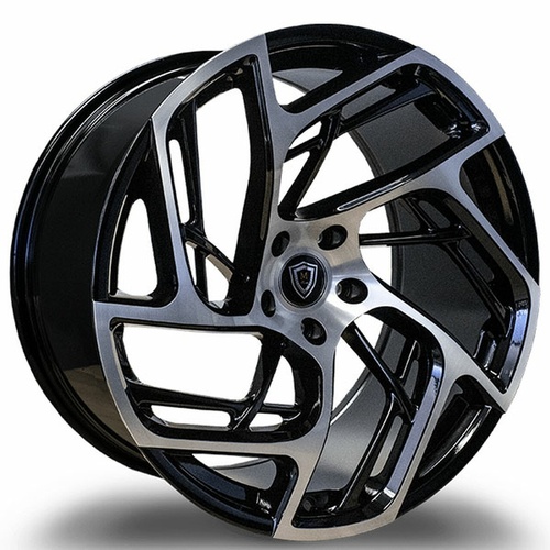Marquee Wheels M1002 Black Machined Photo