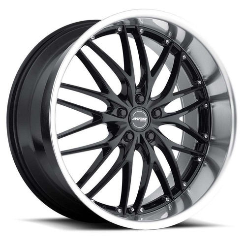 Mrr GT1 Black W/ Machined Lip - Part Number GT0122905xx20BK-51240 Mrr GT1 Black W/ Machined Lip Photo
