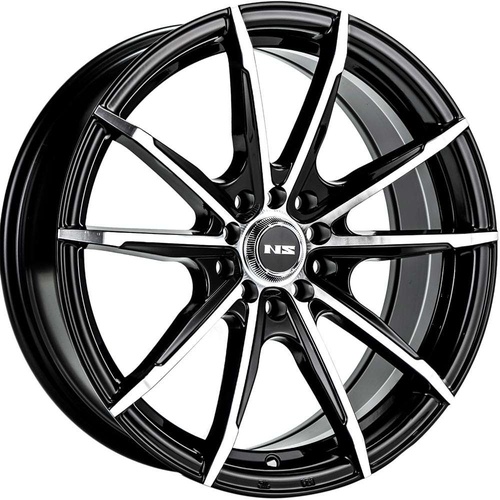 NS Wheels NS1602 Gloss Black Machined
