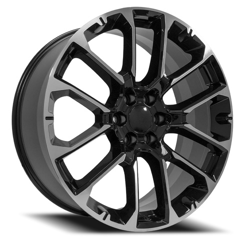 OE Wheels Cv67 Black Machined Photo