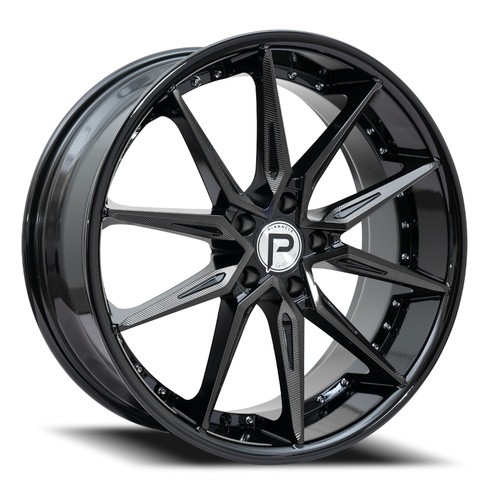 Pinnacle Enzo P218 Gloss Black Machined W/ Dark Tint Photo