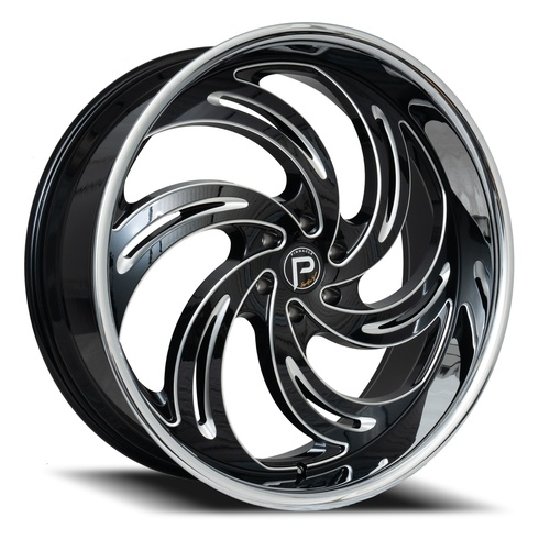 Pinnacle Phoenix P300 Gloss Black Milled W/ Stainless Lip - Part Number P30024105115-15GBMLS Pinnacle Phoenix P300 Gloss Black Milled W/ Stainless Lip Photo