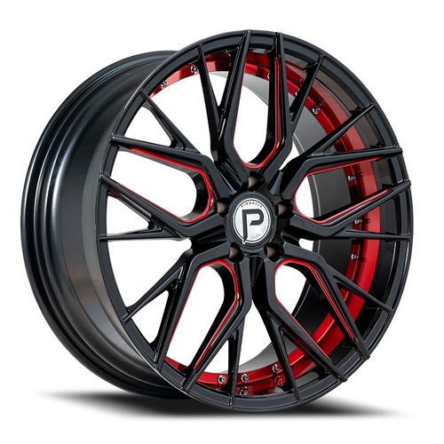Pinnacle Zenith P312 Gloss Black W/ Red Undercut - Part Number P31220855108-35GBIR Pinnacle Zenith P312 Gloss Black W/ Red Undercut Photo