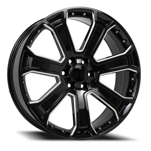 Replica 1 G06 Gloss Black Milled Photo