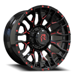 Revenge Rv201 Black Milled With Red Tint Photo