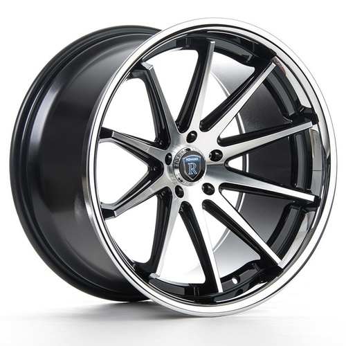 Rohana Rc10 Machine Black W/ Chrome Lip - Part Number RC1020115115MA20 Rohana Rc10 Machine Black W/ Chrome Lip Photo