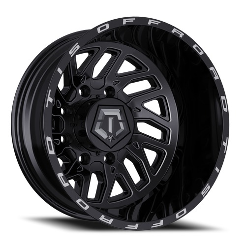 Tis 544Bm Dually Gloss Black W/ Milled Accents Photo