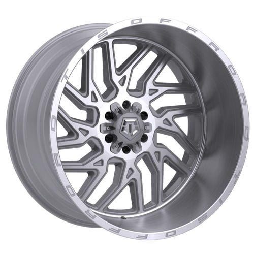 Tis 544BSM Gloss Silver With Brushed Face and Lip Photo
