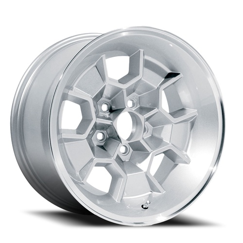 US Wheel Aluminum Honeycomb Silver Machined Photo