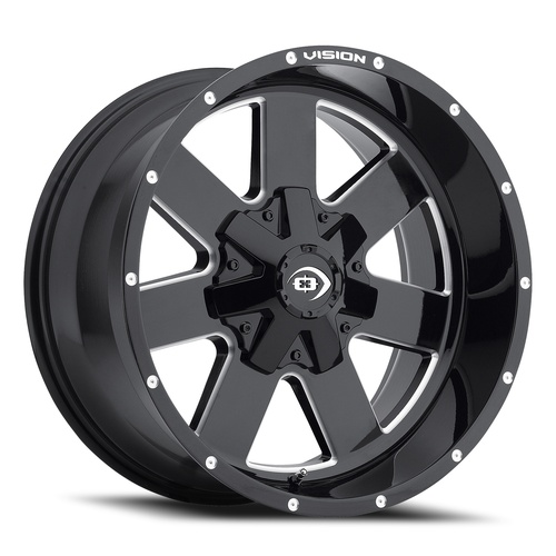 Vision Offroad Arc 411 Gloss Black Milled Spoke Photo