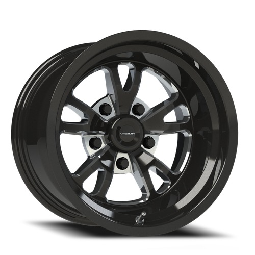 Vision Off-Road Patriot 149 Gloss Black Milled Spoke