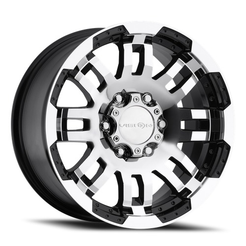 Vision Warrior 375 Gloss Black Machined Face