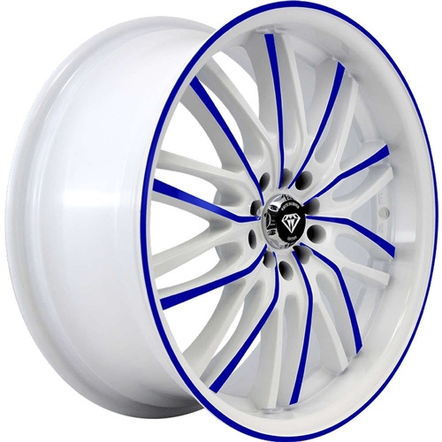 White Diamond W3108 White W/ Blue Face Photo