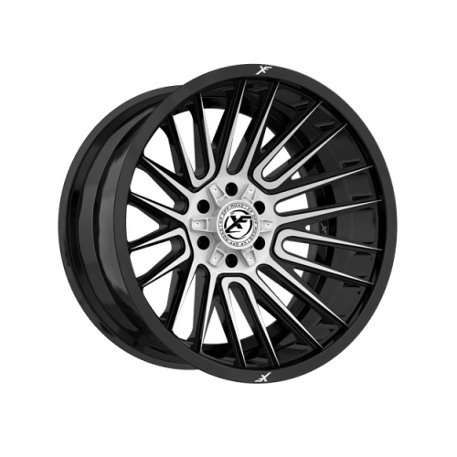 XF Offroad Xf-234 Gloss Black & White Machined - Part Number XF-234241251271397-44GBMWHT XF Offroad Xf-234 Gloss Black & White Machined Photo