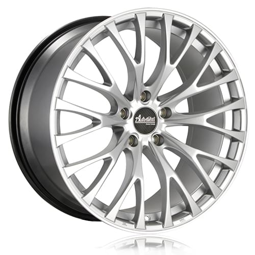 Advanti Racing Fastoso 77 Silver W Machined Undercut - Part Number 77S-FS9N52035S Advanti Racing Fastoso 77 Silver W Machined Undercut Photo