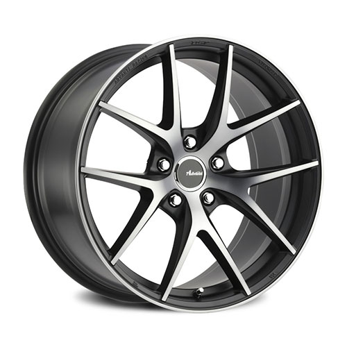 Advanti Racing Vigoroso 95 Matte Black W Machined Face - Part Number 95MB-VI7S510455 Advanti Racing Vigoroso 95 Matte Black W Machined Face Photo