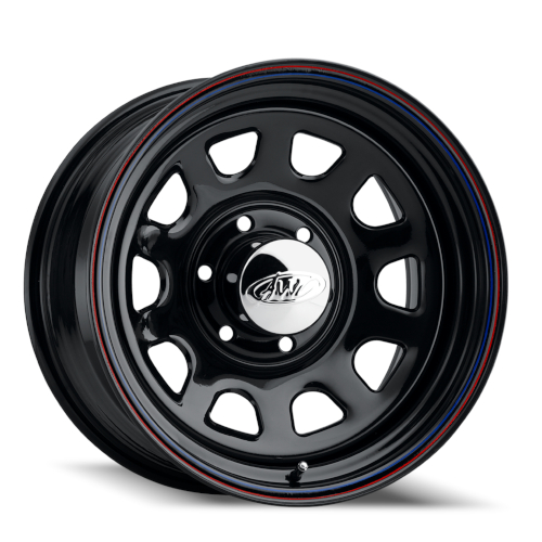 Allied Daytona Black With Red and Blue Pin Stripes Photo