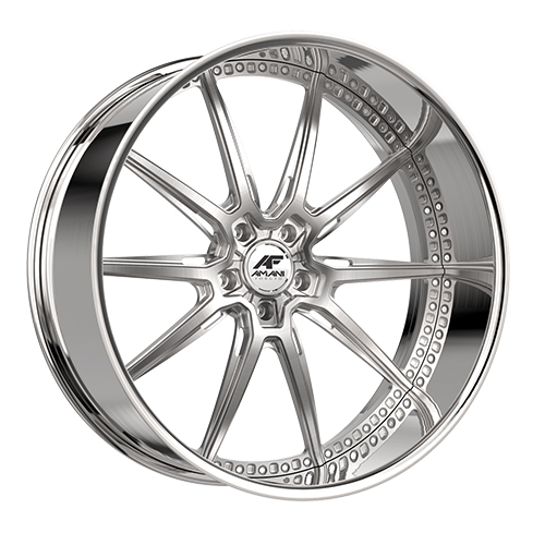 Amani Street Trackster Brushed With Chrome Lip - Part Number TRA261062018R5BCR Amani Street Trackster Brushed With Chrome Lip Photo