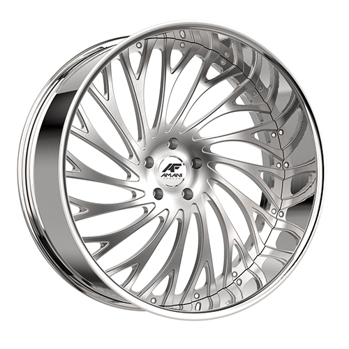 Amani Street Vamos Brushed With Chrome Lip - Part Number VAM2610642R18R5BCX Amani Street Vamos Brushed With Chrome Lip Photo