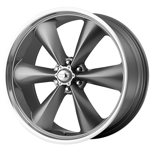 American Racing Torq Thrust ST AR104 Magnesium Gray W/ Machined Lip Photo