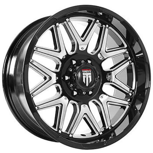 American Truxx Grind AT151 Black W/ Milled Spokes - Part Number AT151-20997M-0 American Truxx Grind AT151 Black W/ Milled Spokes Photo