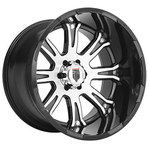 American Truxx The Bomb AT154 Black W/ Machined Face Photo