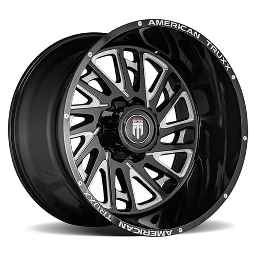 American Truxx Blade AT1905 Matte Black W/ Milled Spokes Photo