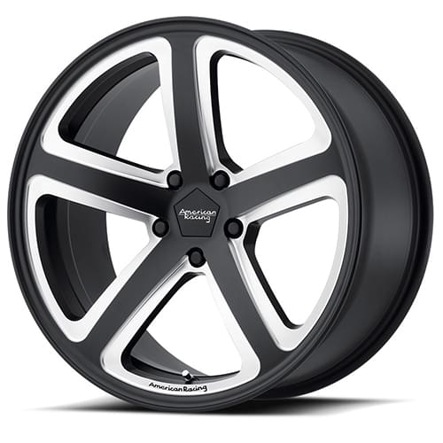 American Racing Hot Lap AR922 Satin Black W/ Milled Spokes - Part Number AR92288015915 American Racing Hot Lap AR922 Satin Black W/ Milled Spokes Photo