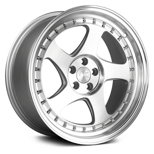 Aodhan AH01 Silver W/ Machined Face & Lip - Part Number AH011895510035SMF Aodhan AH01 Silver W/ Machined Face & Lip Photo