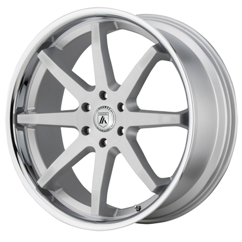 Asanti Black Label ABL-32 Brushed Silver W/ Chrome Lip - Part Number ABL32-22962430 Asanti Black Label ABL-32 Brushed Silver W/ Chrome Lip Photo