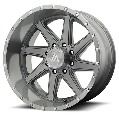 Asanti Offroad AB814 Titanium Brushed - Part Number AB814-201280TB40NR Asanti Offroad AB814 Titanium Brushed Photo