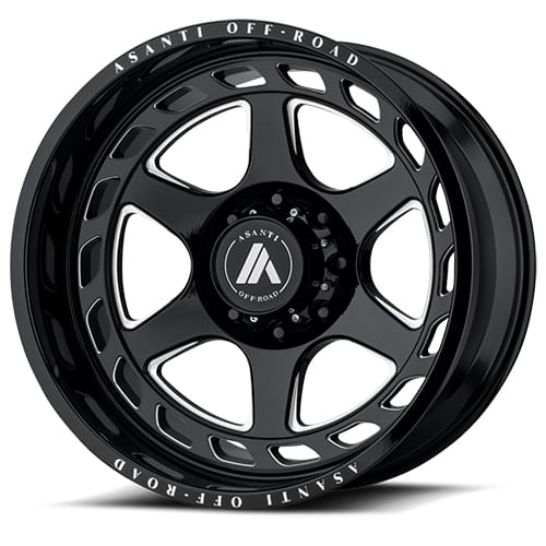 Asanti Offroad AB816 Gloss Black W/ Milled Spokes Photo