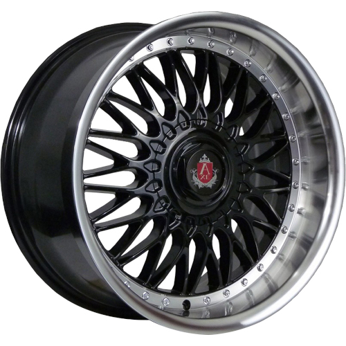 Axe EX10 Gloss Black W/ Polished Lip - Part Number 818BLNK40EX10BP-5x110 Axe EX10 Gloss Black W/ Polished Lip Photo
