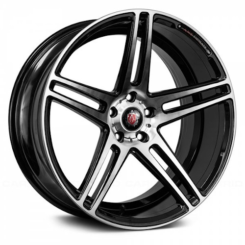 Axe EX12 Gloss Black W/ Machined Face - Part Number 8519BLNK35EX12BP-5x110 Axe EX12 Gloss Black W/ Machined Face Photo