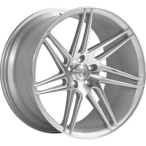 Axe EX31 Gloss Silver W/ Mirror Face Milled - Part Number 10520BNK35EX31SW-5x115 Axe EX31 Gloss Silver W/ Mirror Face Milled Photo