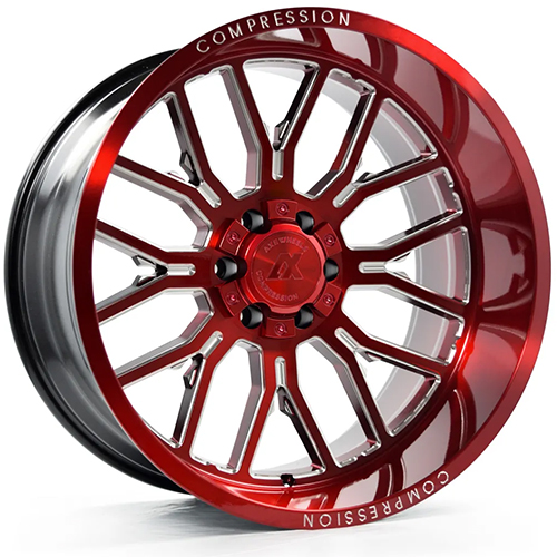 Axe Off-Road 6.2 Candy Red W/ Milled Accents - Part Number 261410H-76AX6RM Axe Off-Road 6.2 Candy Red W/ Milled Accents Photo