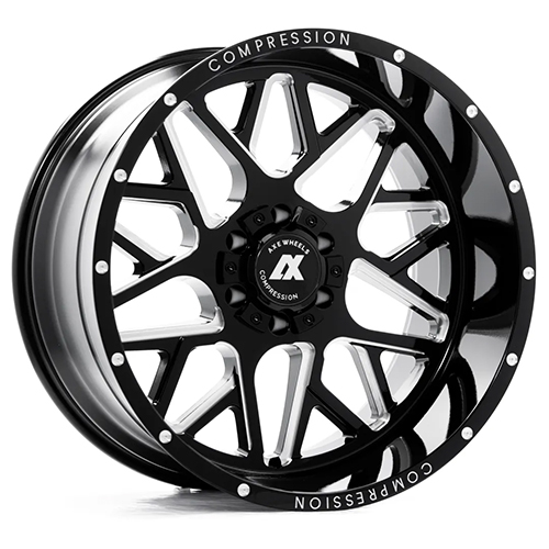Axe Off-Road AX5.0 Gloss Black Milled Accents - Part Number 24128170-44AX5BM Axe Off-Road AX5.0 Gloss Black Milled Accents Photo