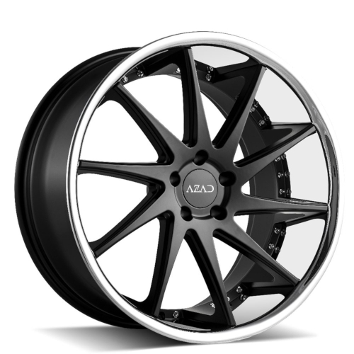 Azad AZ23 Black With Stainless Lip - Part Number AZ23221055112+40B/SSL Azad AZ23 Black With Stainless Lip Photo