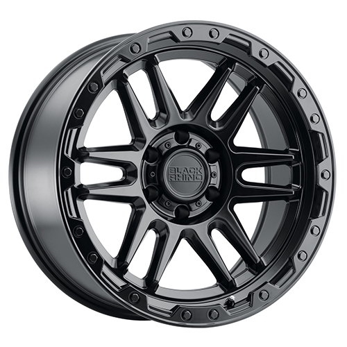 Black Rhino Apache Matte Black W/ Black Bolts - Part Number 1785APC006120M67 Black Rhino Apache Matte Black W/ Black Bolts Photo