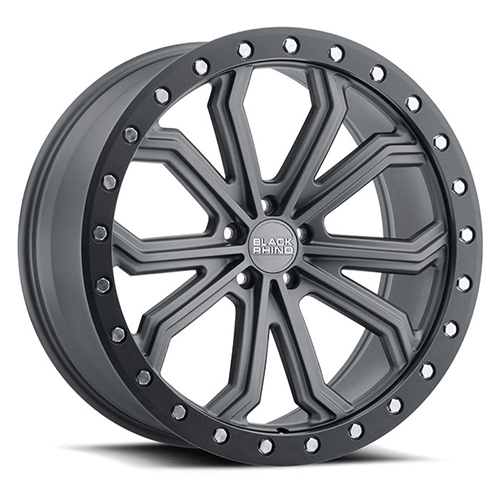 Black Rhino Trabuco Matte Gunmetal W/ Black Lip - Part Number 2210TBC405112G66 Black Rhino Trabuco Matte Gunmetal W/ Black Lip Photo