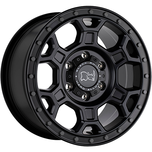 Black Rhino Midhill Matte Black W/ Gunmetal Bolts - Part Number 1780MHL455130M78 Black Rhino Midhill Matte Black W/ Gunmetal Bolts Photo