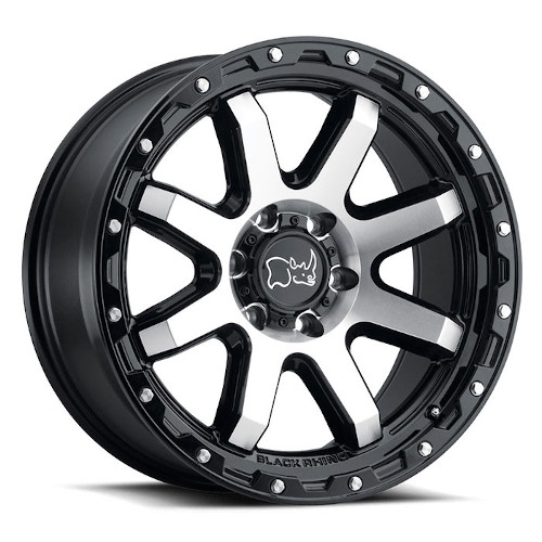 Black Rhino Coyote Gloss Black W/ Machined Face - Part Number 2090CYT125150B10 Black Rhino Coyote Gloss Black W/ Machined Face Photo