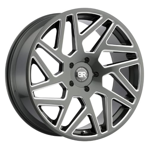 Black Rhino Cyclone Gunmetal W/ Milled Spokes - Part Number 2295CYC255150G10 Black Rhino Cyclone Gunmetal W/ Milled Spokes Photo