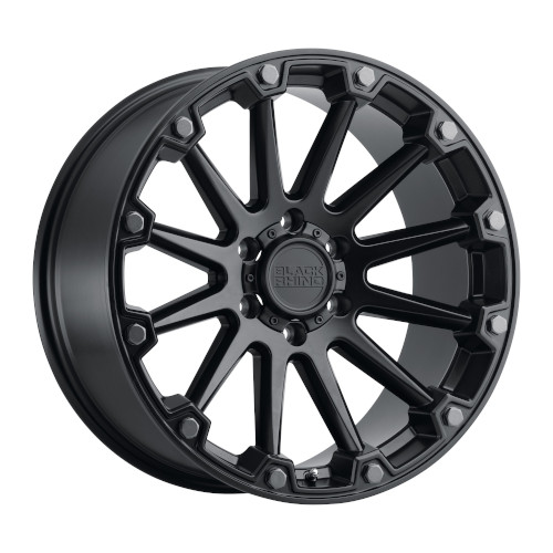 Black Rhino Pinnacle Gloss Black W/ Gunmetal Bolts - Part Number 1785PNC006135M87 Black Rhino Pinnacle Gloss Black W/ Gunmetal Bolts Photo